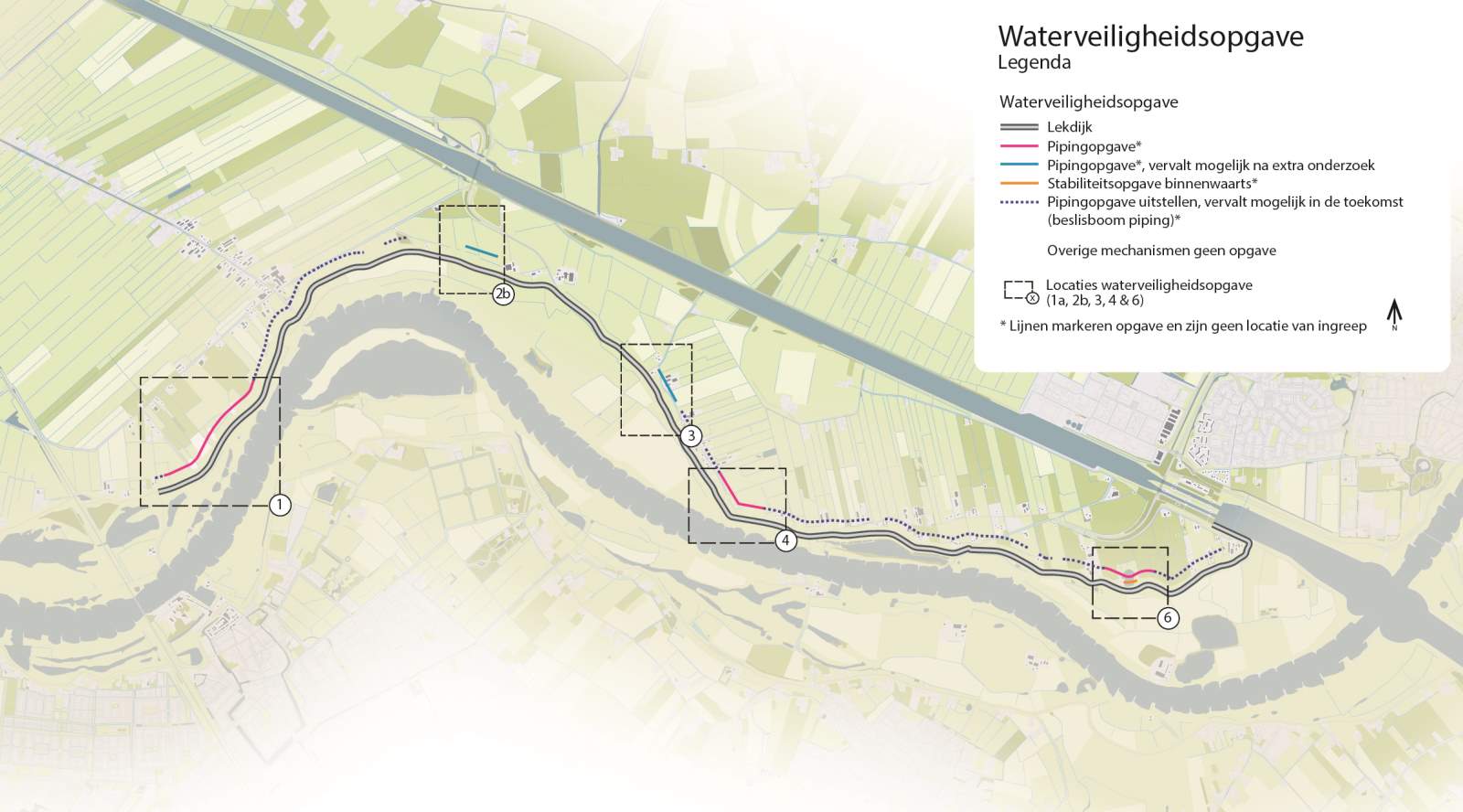 Waterveiligheidsopgave dijkversterking Irenesluis – Culemborgse Veer (maart 2023)